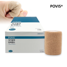 수성 포비스 자가점착 탄력밴드, 4인치 10cm X 4.5m, 1개, 1롤 - povis