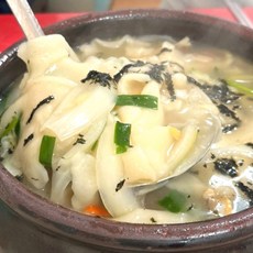 전국맛집 [봉평메밀마당] - 생 손 수제비 / 전문점용 소스X