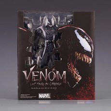 베놈피규어 Shf Venom 2 심비언트 마블 유니버스 어메이징 스파이더맨 움직이는 영화 액션 피규어 모델 장난감 어린이 선물 20cm, [01] 20cm, [01] no box