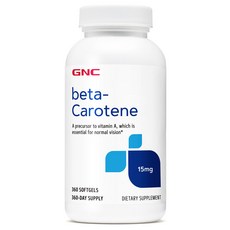 GNC 베타카로틴 Beta-Carotene 15 mg, 360정, 1개