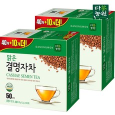 다농원 맑은 결명자차 50T(40T+10T) X 2개, 60g
