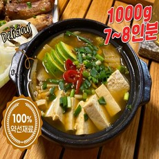 대구일미정 간편밀키트 재래식 진국 집된장찌개 1000g, 1개, 1kg