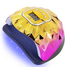 젤램프 젤네일램프 네일램프 90W LED UV 램프 손톱 45LED 젤 폴리쉬 건조 스마트 센서 전문 네일 건조기 매니큐어 살롱 장비 관리 네일아트 젤네일, 1개, MJD-G5-Gold+EU