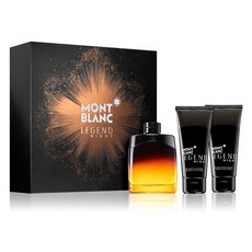 몽블랑 Legend Night Gift Set II. for Men - 오드퍼퓸 100 ml + After Shave Balm 100 ml + Shower Gel for Face