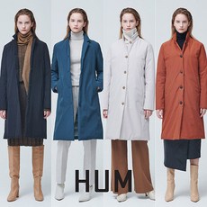 [여성] 흄(HUM) 오리털 100 다운 롱코트