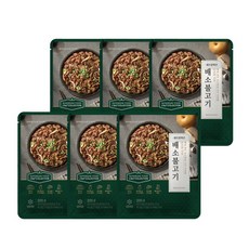 즉석밥 신세계푸드 쉐프컬렉션 배소불고기 양념육, 6개, 200g