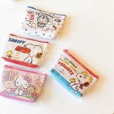 가지고 있다 스누피 KITTY로봇고양이 Dora A꿈 동전지갑, Kitty