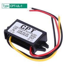 DC-DC 컨버터 레귤레이터 12V-5V 3A 15W 자동차 Led 디스플레이 전원 공급 장치 내비게이션 오디오 액세서, 01 CPT-UL-1, 1개
