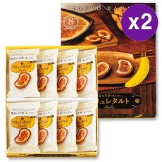 도쿄 바나나 브륄레 타르트 8개입 Tokyo Banana Brulee Tart, 2개, 502g