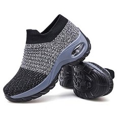 Women's Walking Shoes Sock Sneakers - Mesh Slip On 여성용 운동화 양말 운동화 - 메쉬 슬립 온 에어 쿠션 레이디 걸스 모던 재즈 댄스 쉬운