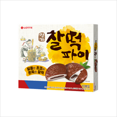 [은진유통] 롯데제과 찰떡파이 350g x 2갑, 2개