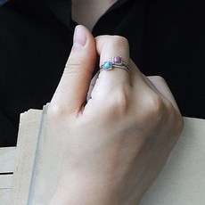 스퀘어원석반지