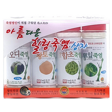 개암죽염 건강소금 죽염세트 150g 4개, 1개