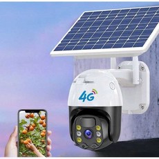 무선 태양열 CCTV 카메라 패널 원격 감시 보안 카메라, 태양광(감시거리6-15m) 30일 반복녹화, 1개
