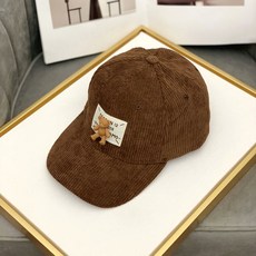 코듀로이곰돌이모자