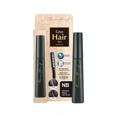 오마샤리프 새치 헤어 틴트 (NB DB LB)새치커버스틱 마스카라 셀프염색 헤어브러쉬, 1. 자연스런 흑색(NB)-네추럴블랙, 1개
