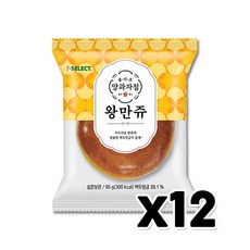 을지로양과자점 왕만쥬 디저트빵 95g x 12개, 단품