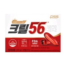 펄세스 크릴56 크릴오일 180g, 180정, 1개