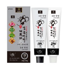 미스타 검은머리파뿌리 5분 스피드 한방추출물 염색 1 2제 150g, 미스타 5분 스피드-5호 자연갈색, 1개