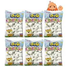 멜로 빅 머쉬멜로우, 100g, 6개