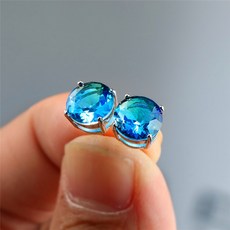 아쿠아마린보석귀걸이