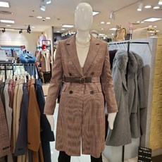 ab.plus 테일러드 카라 벨티드 롱자켓 LST4JJ19I_IS