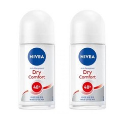 니베아 데오드란트 롤온 드라이 콤포트 50ml - 2개