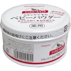 와코도 시카롤 siccarol 큐어 약용 베이비 파우더 140g, 1개