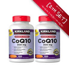 [사은품증정] 커클랜드 맥시멈 포텐시 코큐텐 300mg (100소프트젤) Kirkland Maximum Potency CoQ10 300mg 100sgels, 바세린 1개, [2개 SET]: 300mg, 2개, 100정