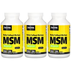 2+1 자로우 포뮬러스 MSM 식이유황 엠에스엠 1000 mg 200 베지 캡슐