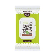 강아지 이빨 관리하는 물티슈 입냄새 구강 케어, 1개, 치아깨끗 태슈 30매 x5