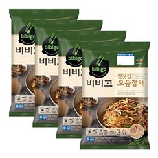 간편한 3~4인분 비비고 잔칫집 모둠잡채 644g 밀키트, 4개, 기타