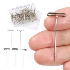 다필요해 T핀 공예 부자재 고정 티핀 50p 실 바늘 수예 만들기 재료 DIY