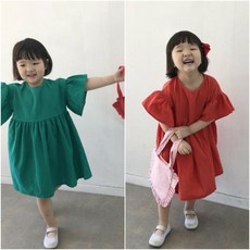 아기린넨원피스