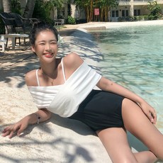 샤배색모노키니