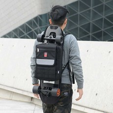 랜드서핑보드 가방 롱보드 보관 수납백 양쪽어깨, 상세페이지 참고, 검은색 (업그레이드된 버전)