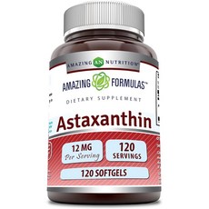 어메이징뉴트리션 포뮬러 아스타크산틴 12mg 소프트젤, 120정, 1개