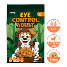 주트립 아이 컨트롤 어덜트 (1~6세) (눈 건강에 좋은 강아지 기능성 사료), 1.2kg, 1개