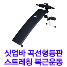 국내생산품 싯업바 곡선형 등판설계 싯업보드 허리펴기 스트레칭 복근운동 다리들어올리기 - 반석전동거꾸리