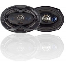 Blaupunkt 6 x 9 인치 300W 슬림 라인 4 방향 동축 카 오디오 스피커, 단일옵션
