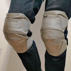 (관부가세포함) 오토바이 무릎보호대 Thundered motorcycle knee pads anti-fall short windproof locoma leggings male summer -625889155623, 썬더 윙스 쇼트 니 패드 (BMW 그레이)L