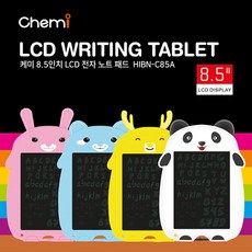 애정샵 [Chemi] LCD 스마트 캐릭터 부기 전자노트 패드 터치패드, 팬더, 8.5인치