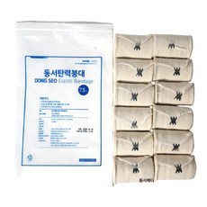 동서탄력붕대(고무) 압박붕대 7.5cm 12개