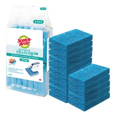 3M Scotch-Brite 百利 浴室清潔多效合一手把海綿補充包, 1包