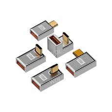 OTG 어댑터 U 90도 Typec -usb 변환기 PD120W 고속 충전 멀티 휴대 전화 컴퓨터 익스텐더, I, 1개