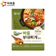 베스트식품 아워홈 바로 부대찌개 양념 120g x6개, 단품/단품