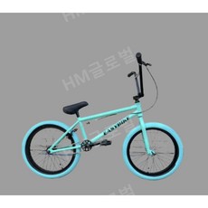 묘기 자전거 익스트림 스트리트 BMX, 블랙 프레임 블루카모 타이어