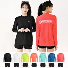 서프라이더 남녀 루즈핏래쉬가드 상의+하의 2종세트 / 7컬러 7COLOR 루즈핏 비치웨어 빅사이즈 SURFRIDER