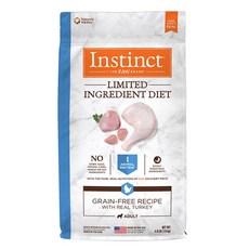 인스팅트 LID 칠면조 독 키블 강아지사료 1.8kg