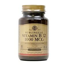 솔가 비타민 B12 1000mcg 너겟 글루텐 프리 비건, 250개입, 1개
